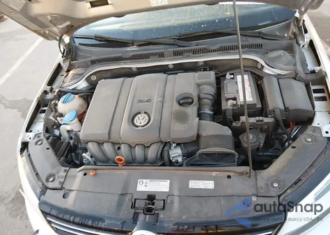 2013 Volkswagen Jetta Se из США, поврежденный, VIN 3VWDP7AJ5DM209702